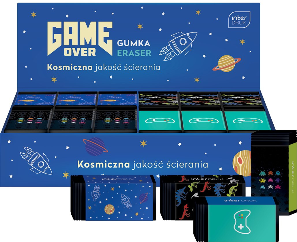 Gumka do ścierania Game Over Interdruk